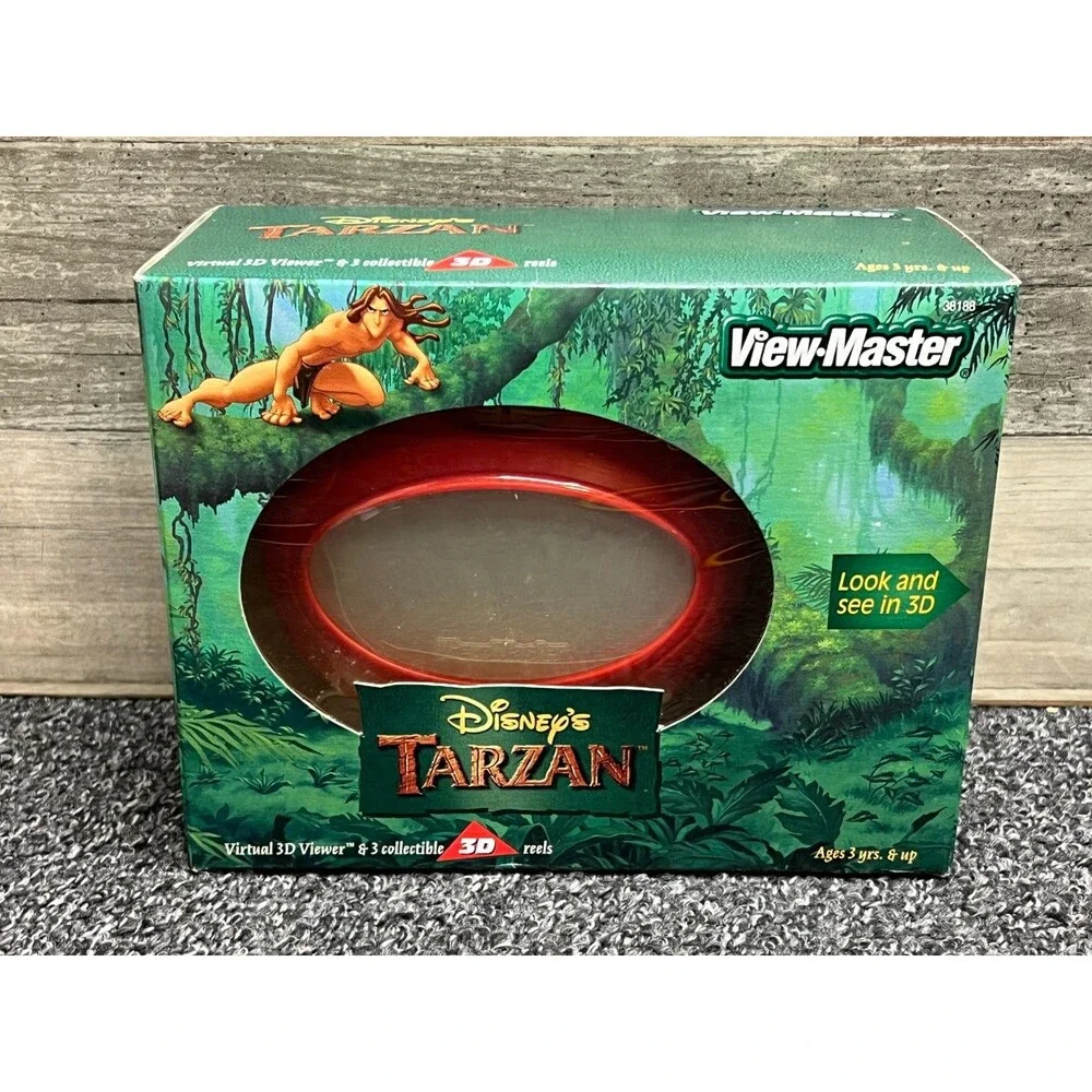 1999 Vintage Disney Tarzan View Master 3D Bundle RARE! Sealed!